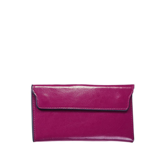 Cora | Classic Fold-over Wallet with Magnetic Flap