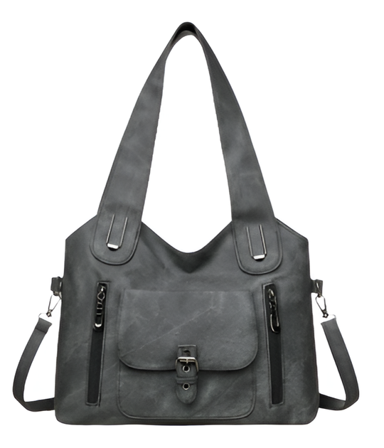 Leah | Vintage Leather Shoulder Bag