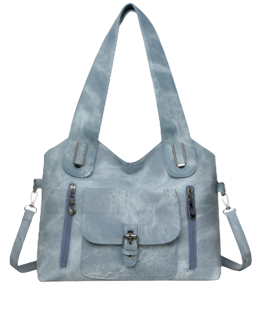 Leah | Vintage Leather Shoulder Bag