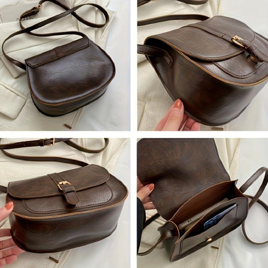 Lucy | Elegant Leather Crossbody Bag
