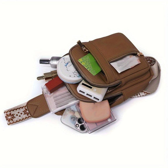 Lydia | Vintage Chest Crossbody Bag