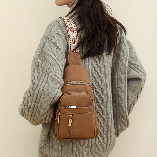 Lydia | Vintage Chest Crossbody Bag
