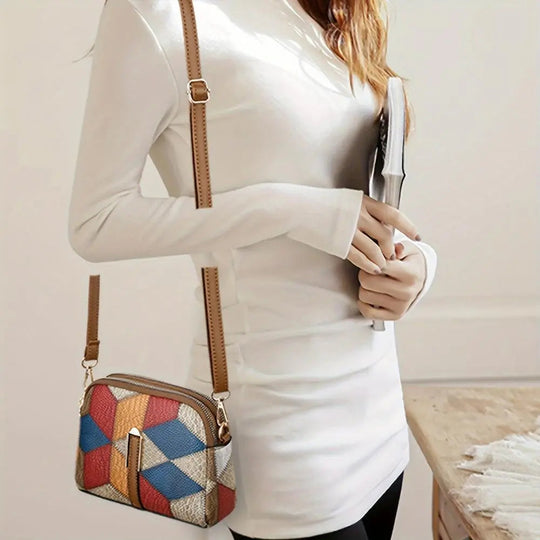 Jane | Stylish Patchwork Mini Crossbody Bag