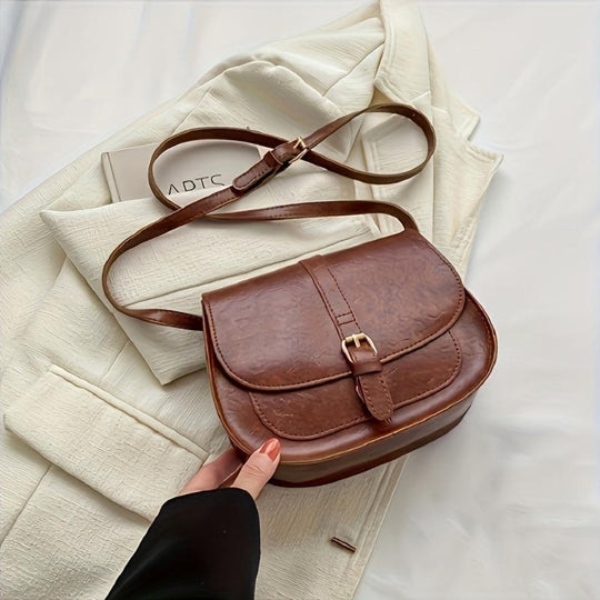 Lucy | Elegant Leather Crossbody Bag