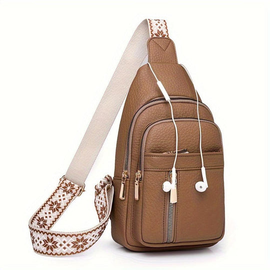 Lydia | Vintage Chest Crossbody Bag