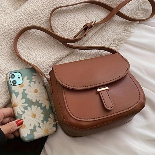 Rose | Chic Saddle Crossbody Bag