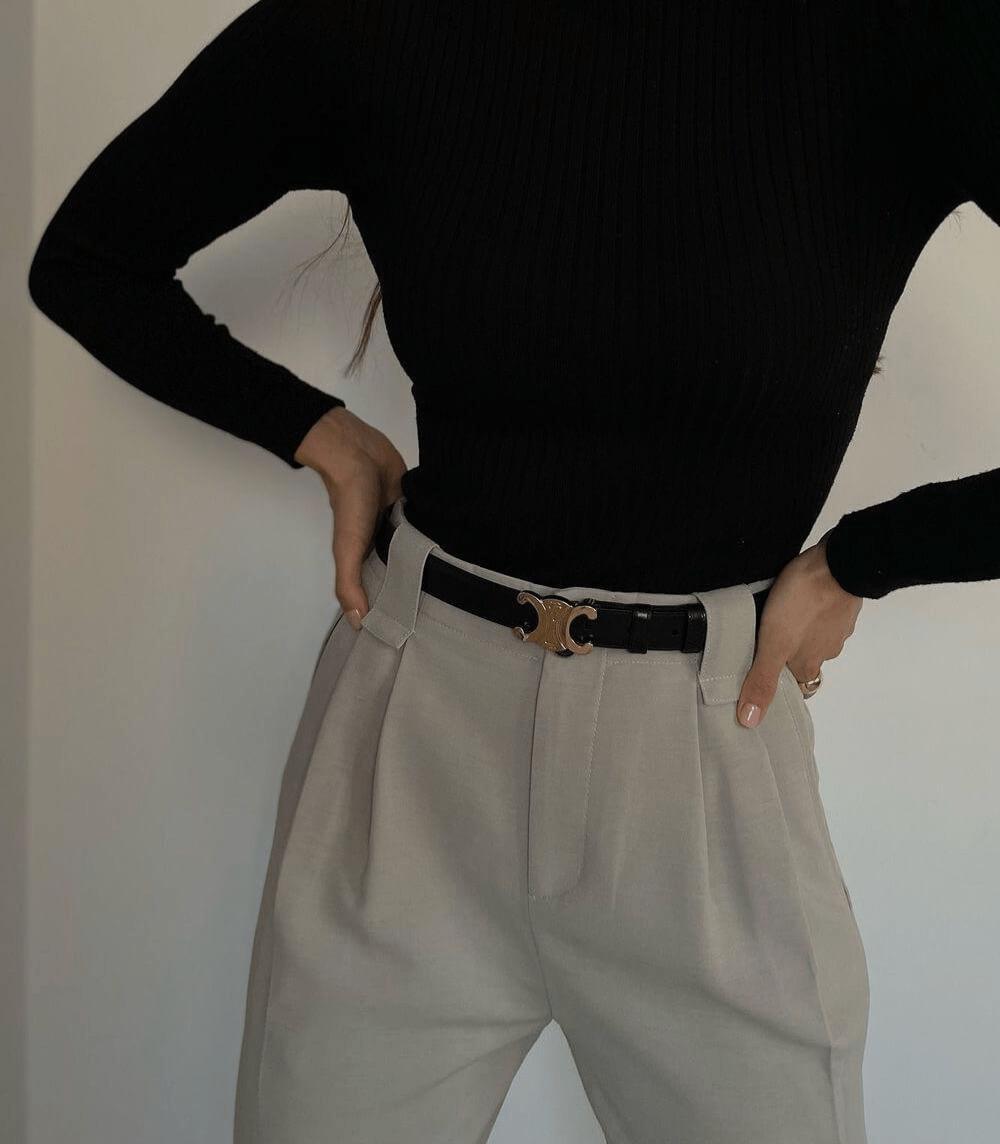 Flora | Elegant Petite Leather Belt