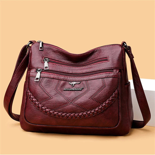 Angela | Luxury soft leather crossbody bag